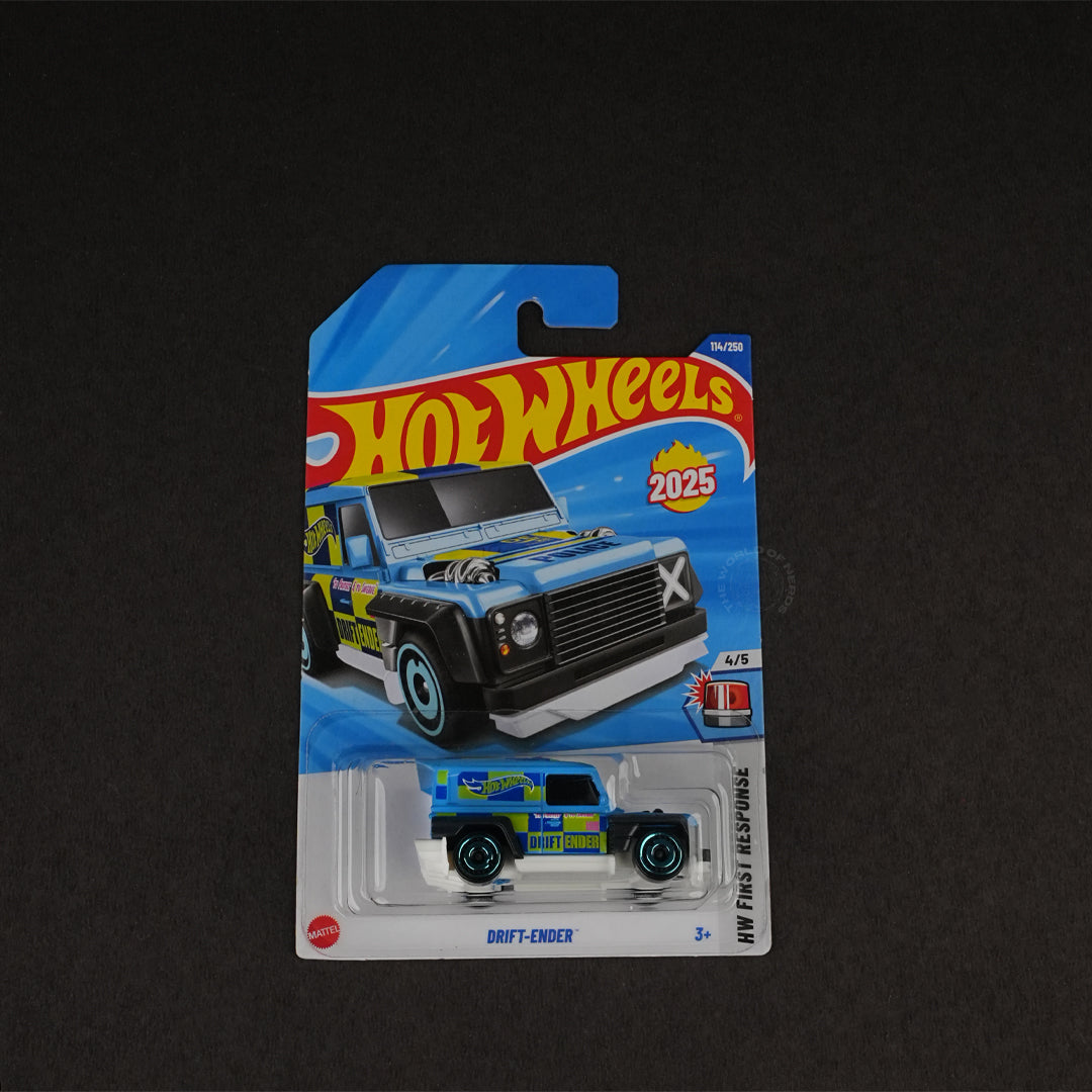 Hot Wheels Drift-Ender – 2025 HW First Response Series Diecast - The World Of Nerds