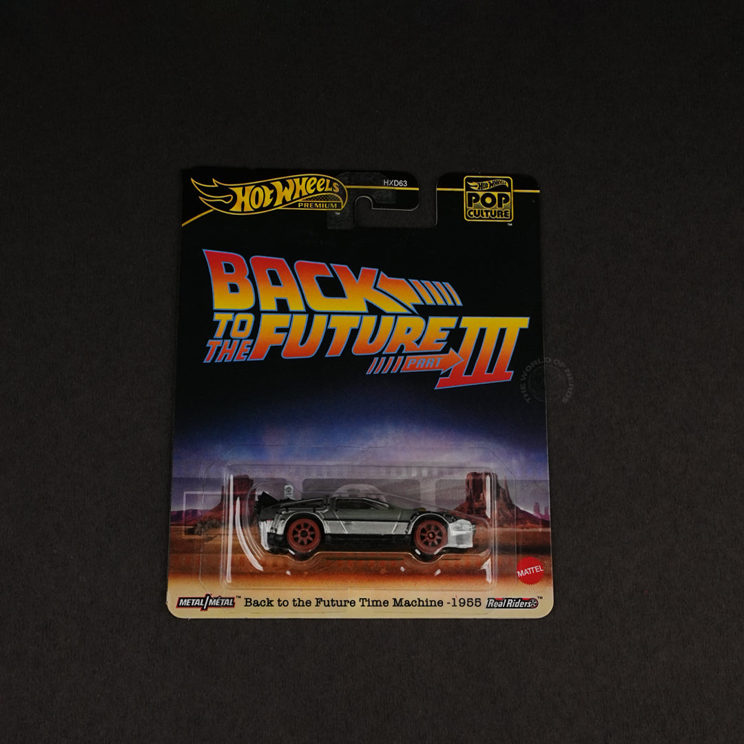 Hot Wheels Back to the Future Part III Time Machine Die-Cast Car - The World Of Nerds