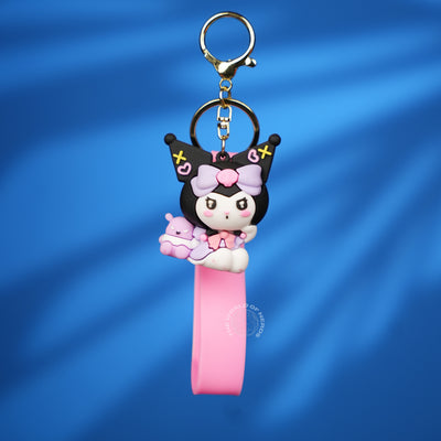 Kuromi Princess Cartoon Strap Keychain