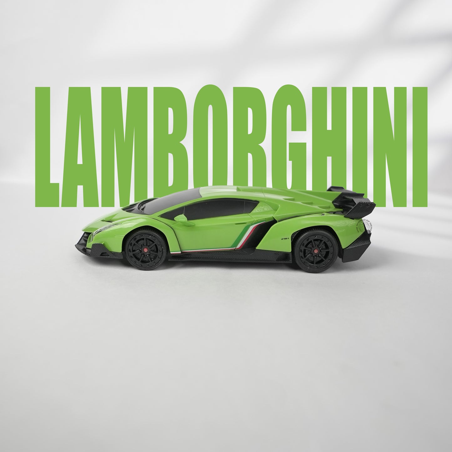 LAMBORGHINI VENENO-1:24-GREEN-R/C LICENSED - The World Of Nerds