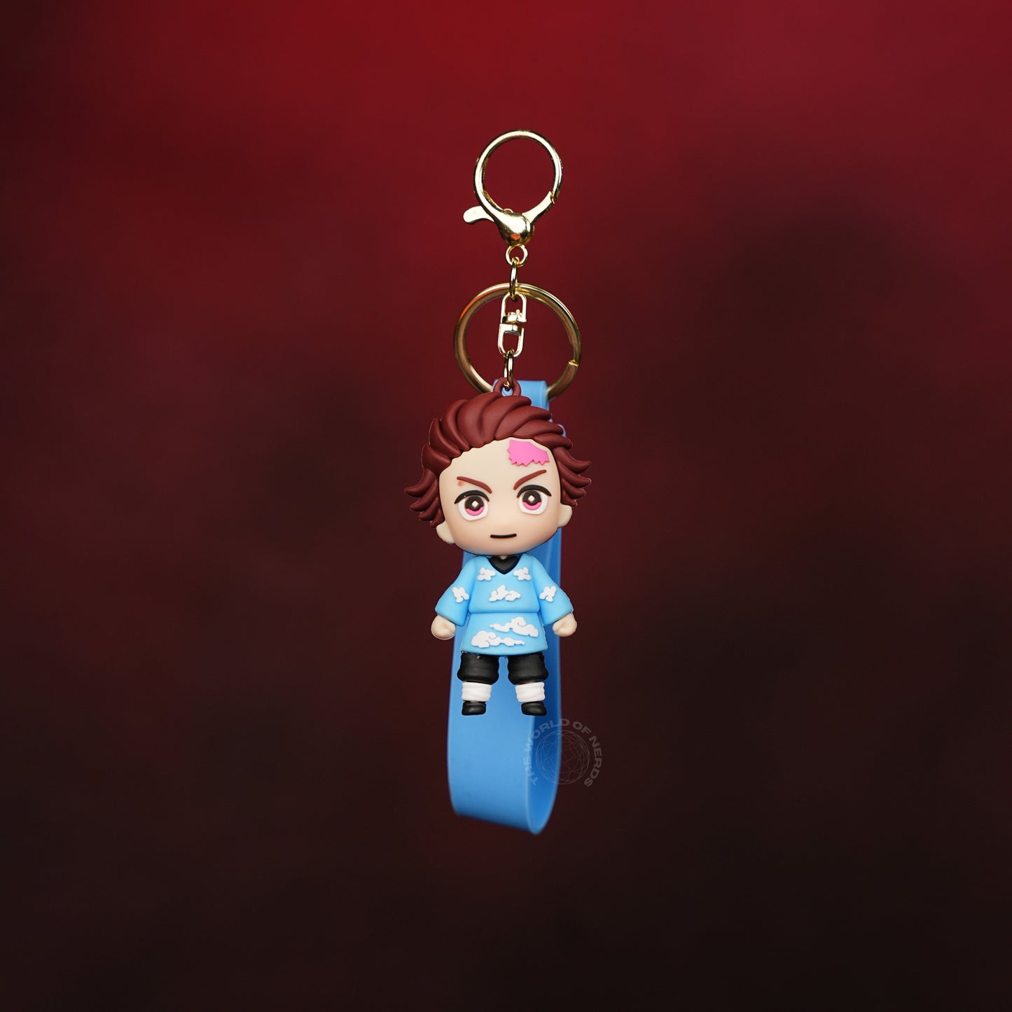 Tanjiro Kamado Casual Chibi Anime Keychain
