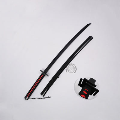 Ichigo Kurosaki Wooden Katana Square Handle – Bleach Anime Sword