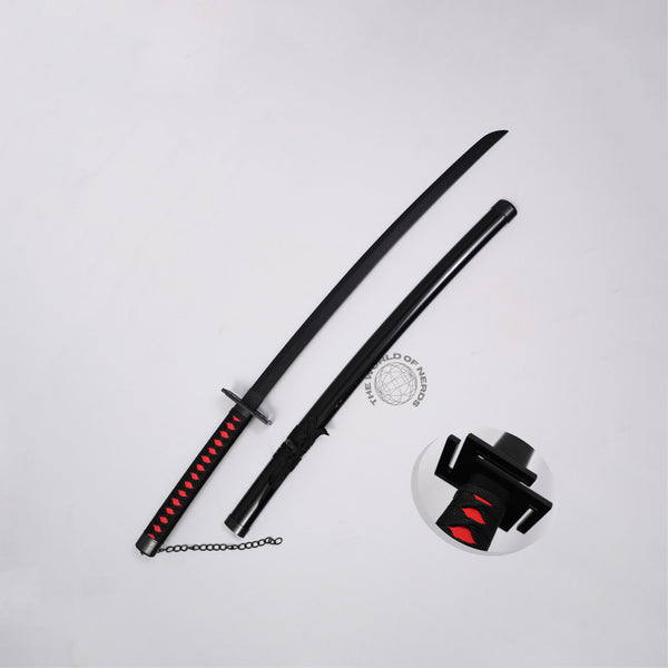 Ichigo Kurosaki Wooden Katana Square Handle – Bleach Anime Sword