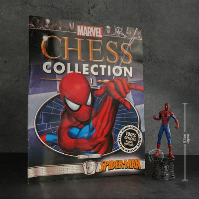 Marvel Chess Collection Spider-Man Figure – White Knight Piece