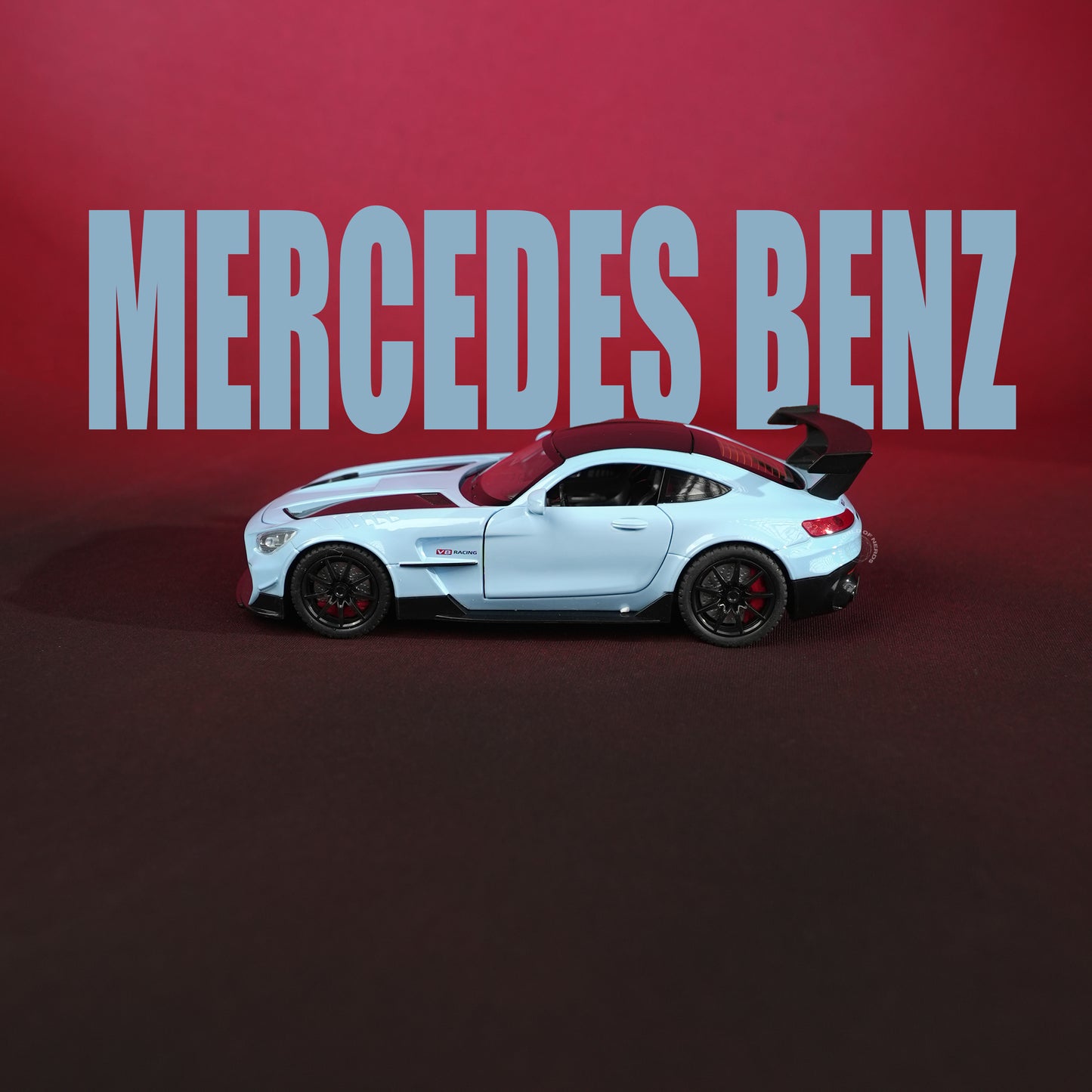 Mercedes-AMG GT R Blue Model Car - 1:22 Scale Diecast