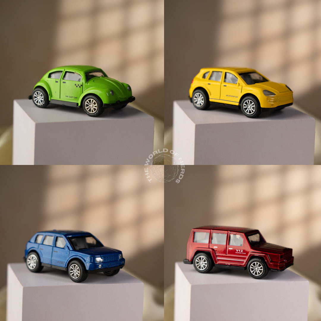 Car Die-Cast – Set of 4 PCS - The World Of Nerds
