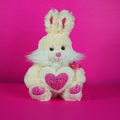 Rabbit Soft Toy – Cream (Heart Edition) - 2