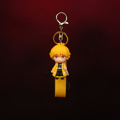Zenitsu Agatsuma Thunder Style Anime Keychain