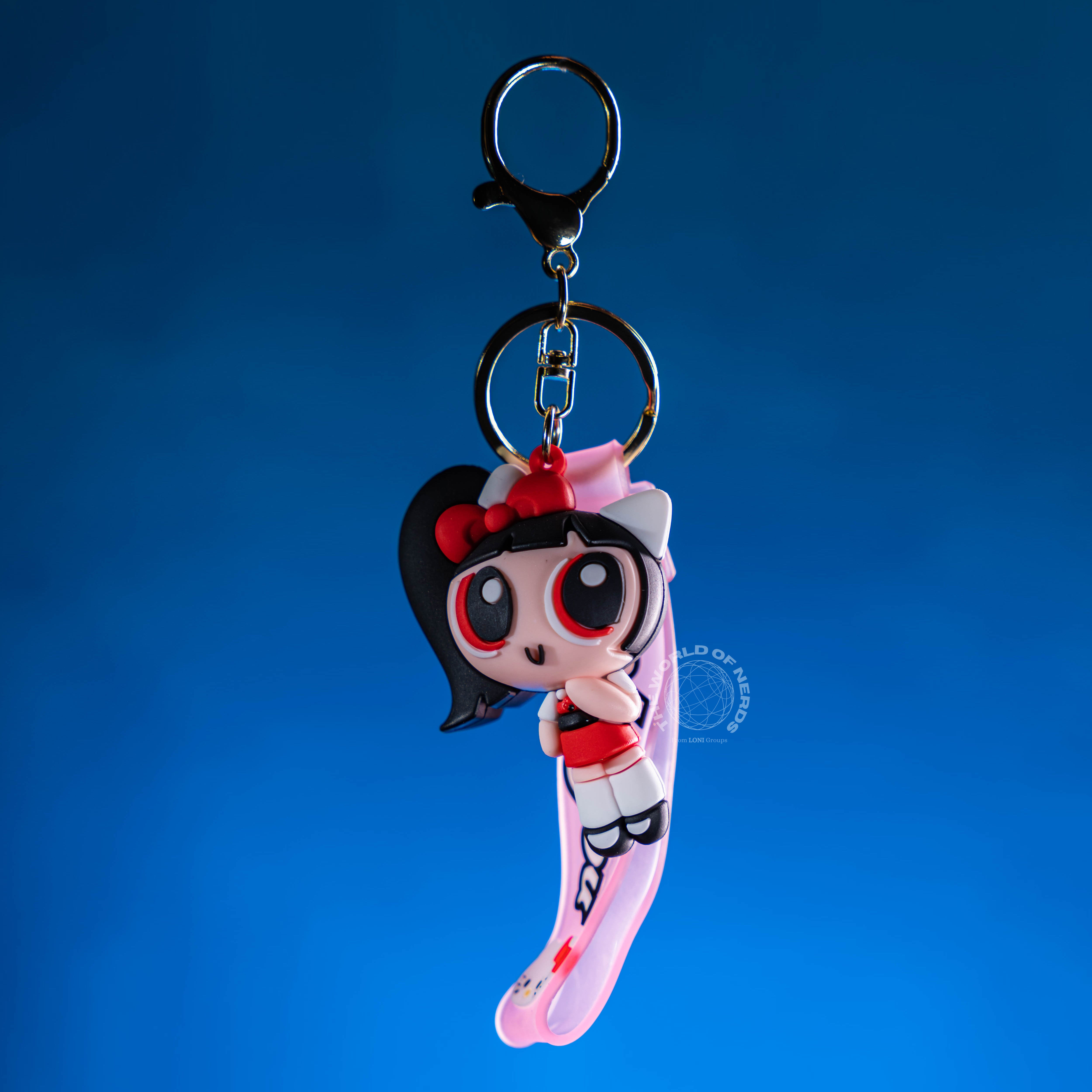 BLOSSOM THE POWERPUFF GIRLS KEYCHAIN