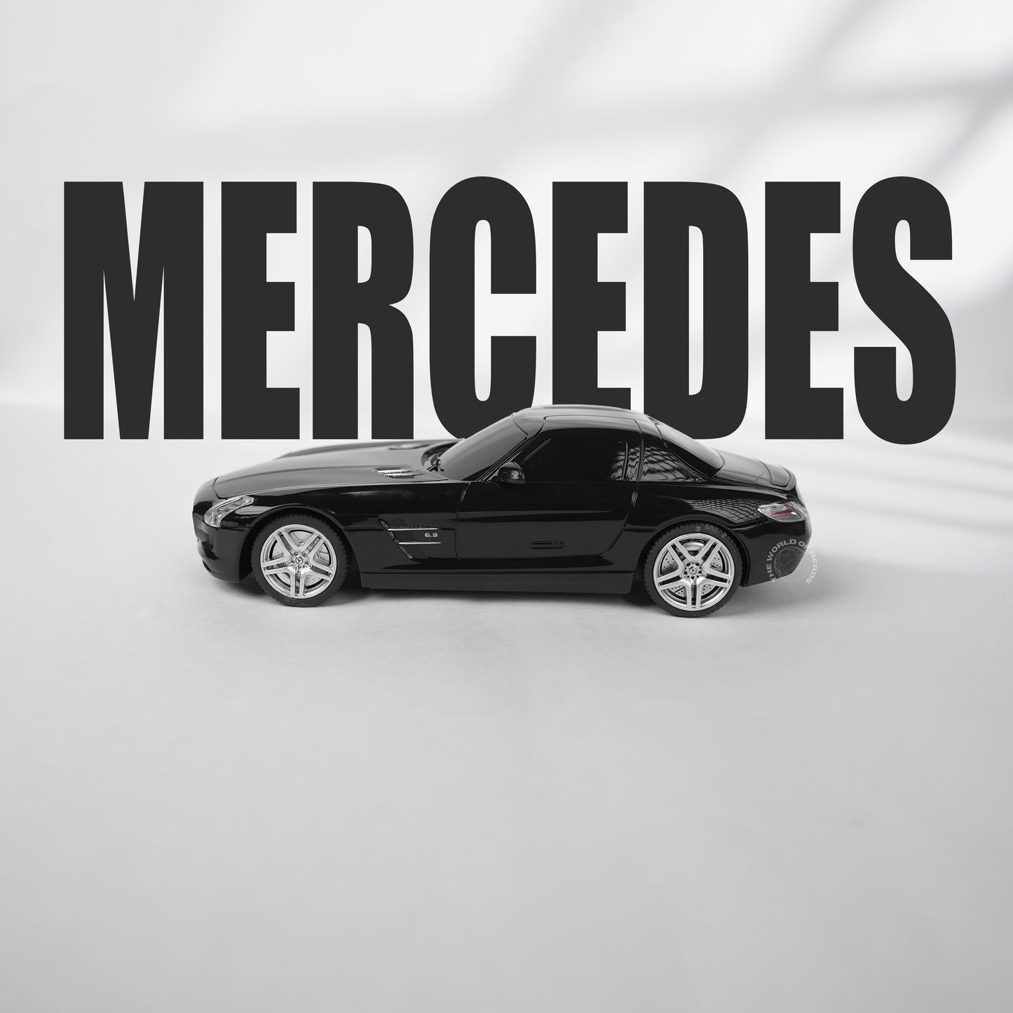 Mercedes-BENZ SLS AMG -1:24-BLACK-R/C LICENSED - The World Of Nerds
