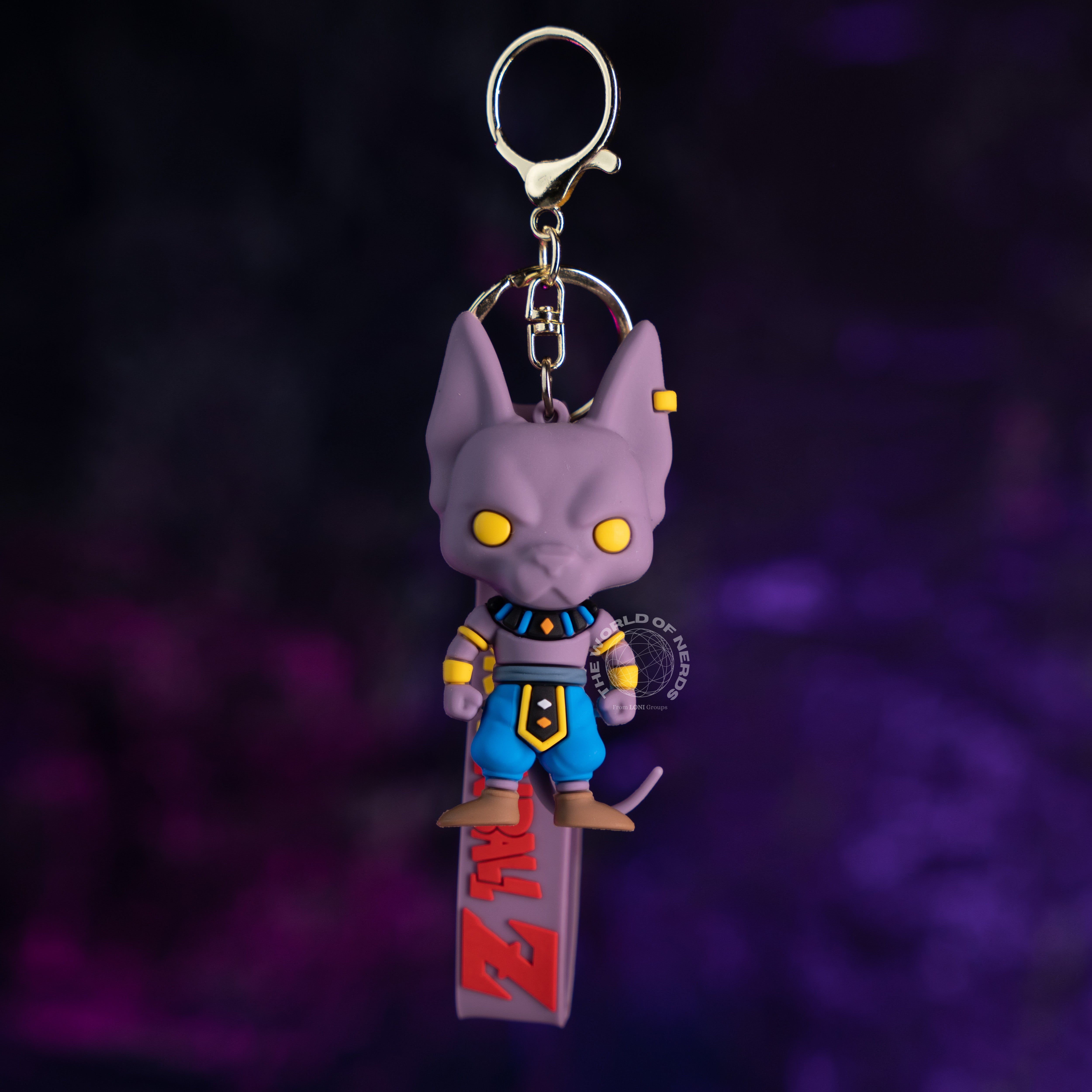 DRAGON BALL Z BEERUS KEYCHAIN