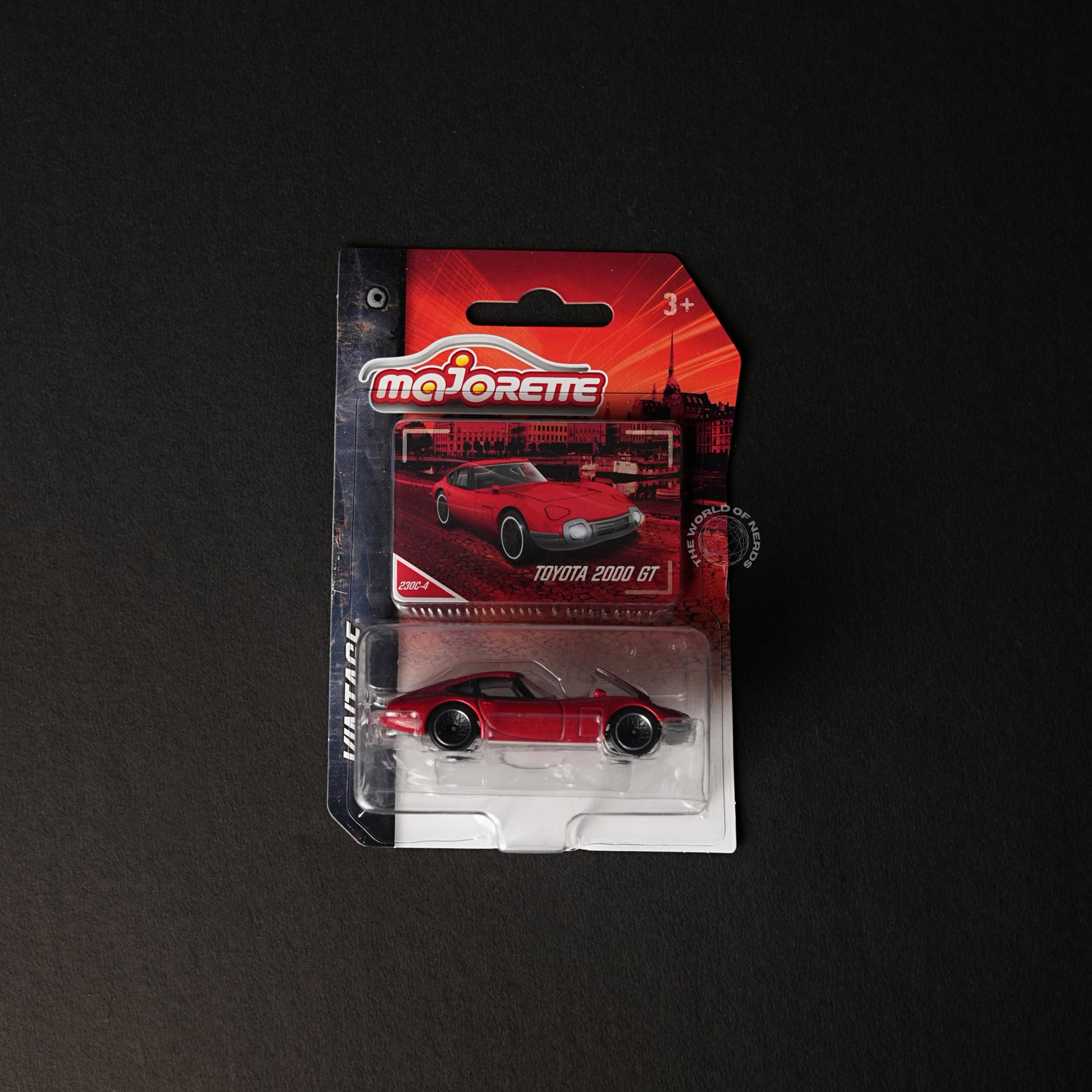 Majorette Toyota 2000GT Vintage Diecast Model Car - The World Of Nerds