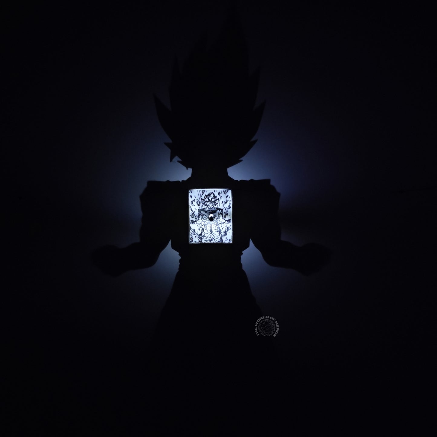 Son Goku Shadow Light Box – Anime LED Wall Decor