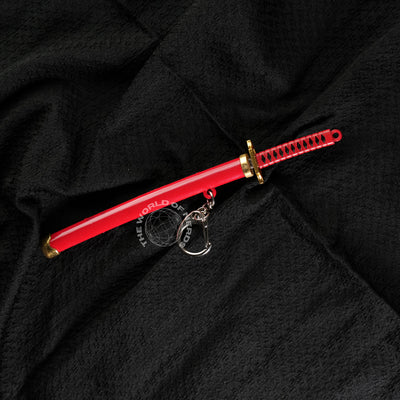 RED KATANA KEYCHAIN