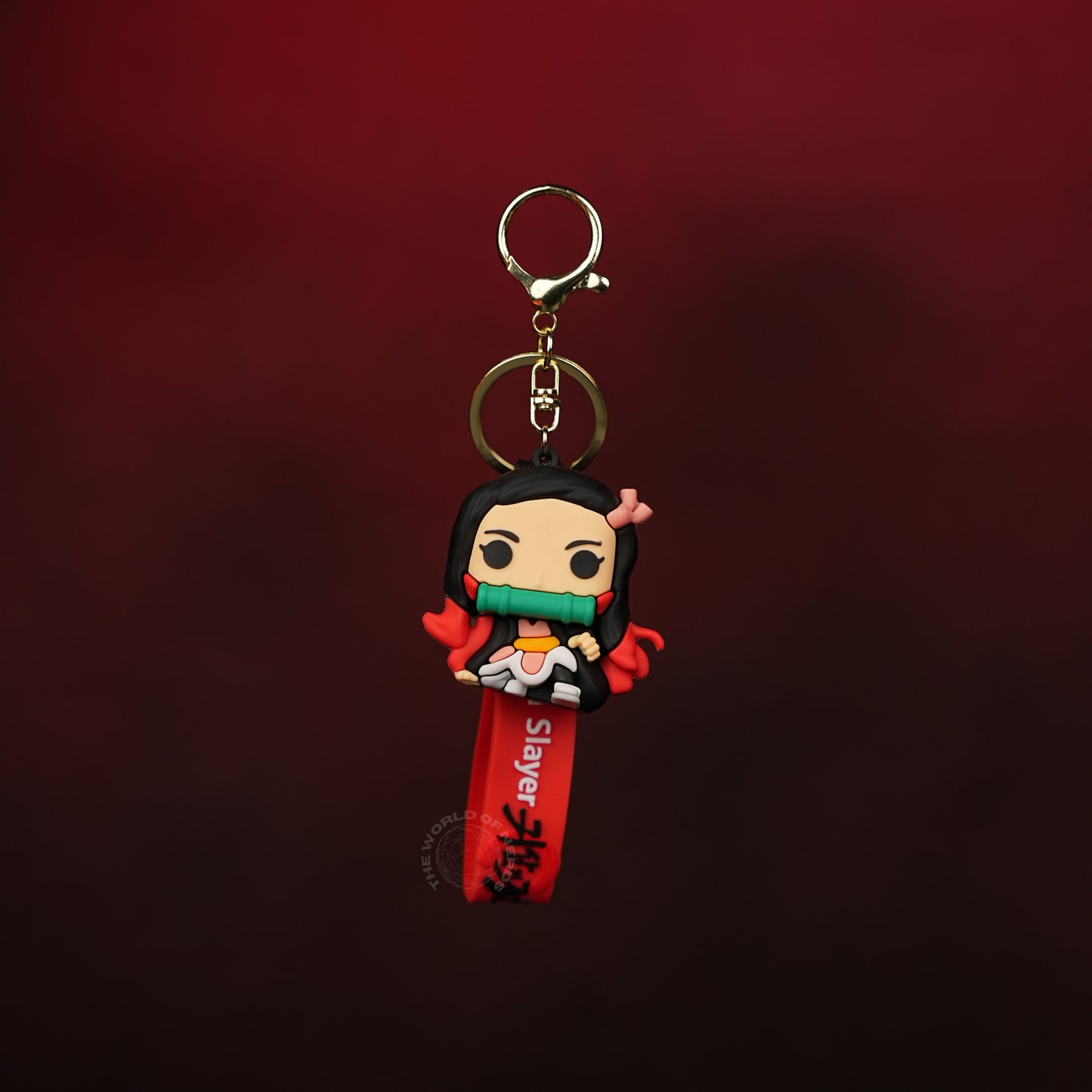 Nezuko Kamado Cute Chibi Anime Keychain