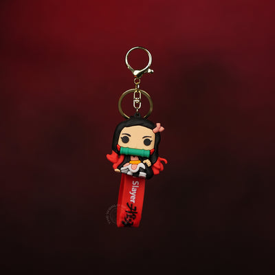 Nezuko Kamado Cute Chibi Anime Keychain