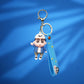 Shin Chan Blue Strap Cartoon Keychain