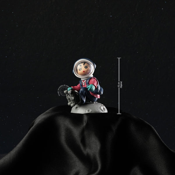 Thoughtful Shinchan Astronaut Mode
