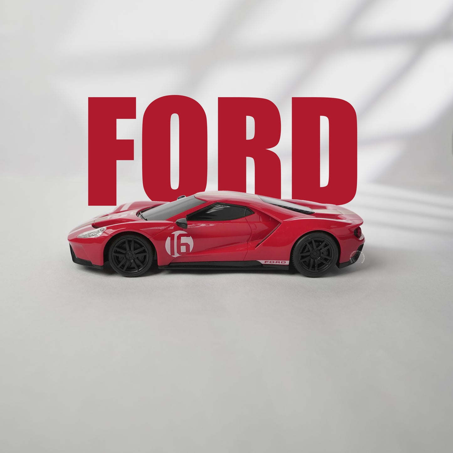 FORD SHELBY GT500 HERITAGE -1:24-RED--R/C LICENSED - The World Of Nerds