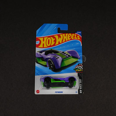 Hot Wheels 2025 Futurismo Purple & Green Racer Diecast Car