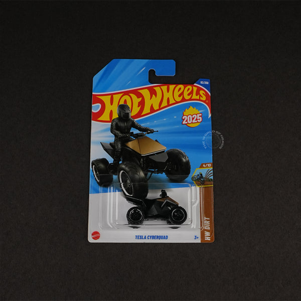 Hot Wheels Tesla Cyberquad – 2025 HW Dirt Series Diecast