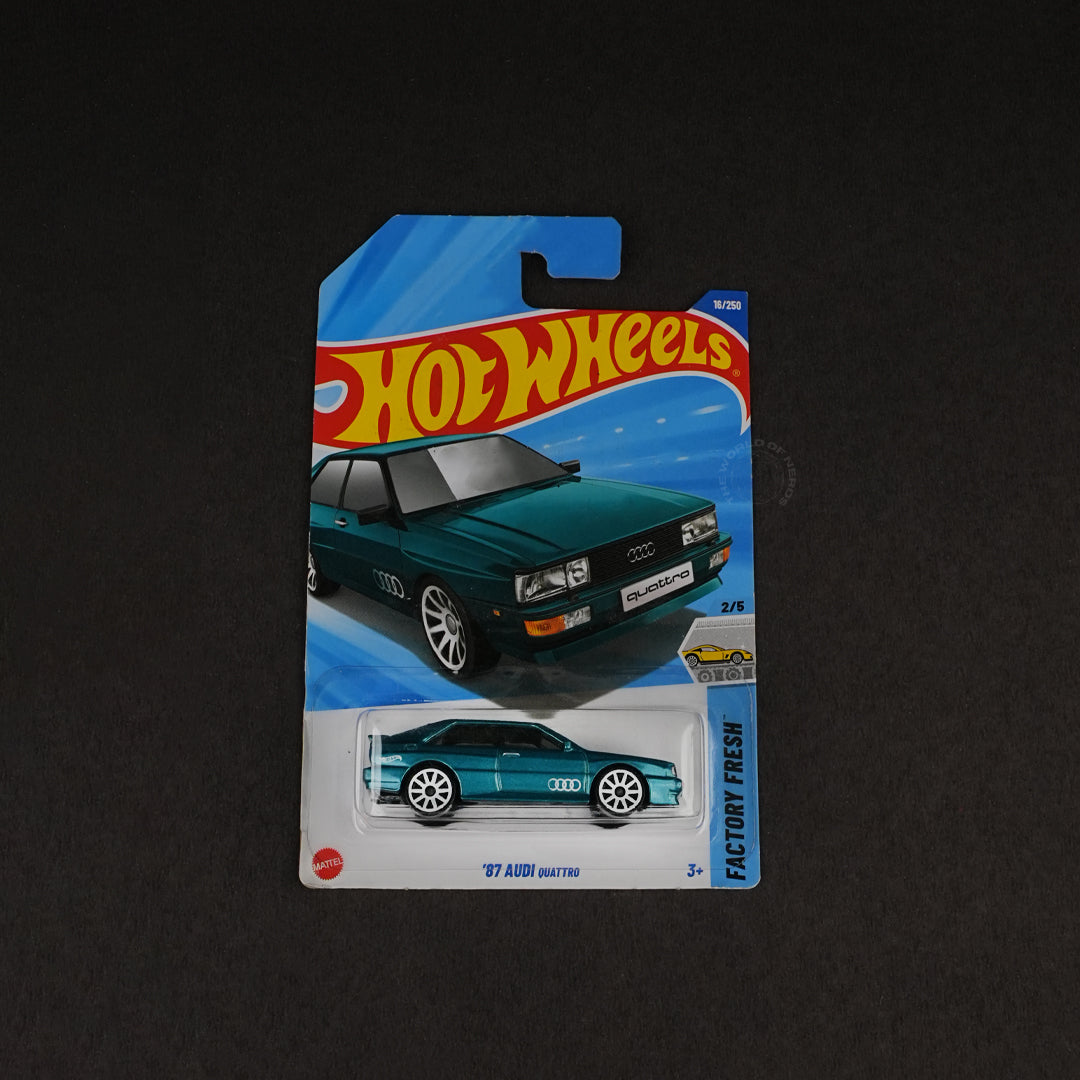 Hot Wheels ’87 Audi Quattro – Factory Fresh Diecast Car
