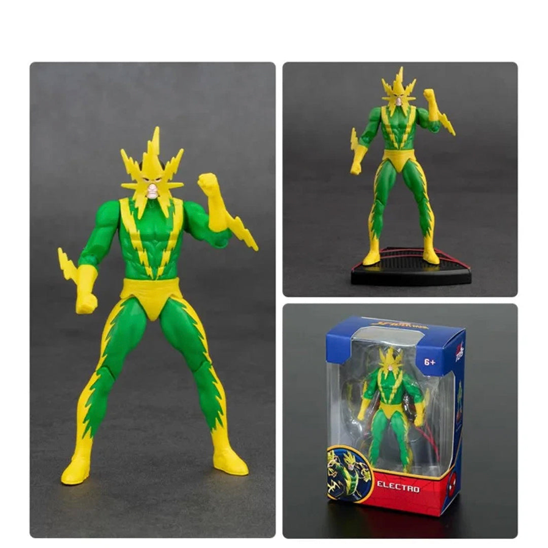 ZD toys Electro Action Figure – Classic Yellow & Green Suit with Lightning Details - The World Of Nerds