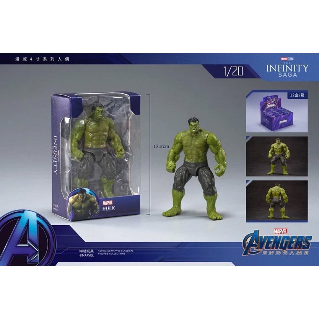 ZD Toys Hulk Action Figure – 4 Inch Marvel Collectible (Infinity Saga Edition) - The World Of Nerds