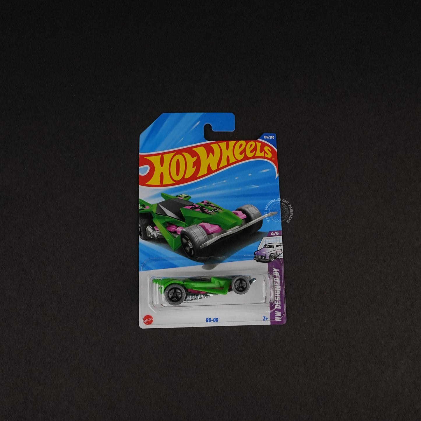 Hot Wheels RD-06 – Sleek Green & Purple Race Machine Diecast - The World Of Nerds