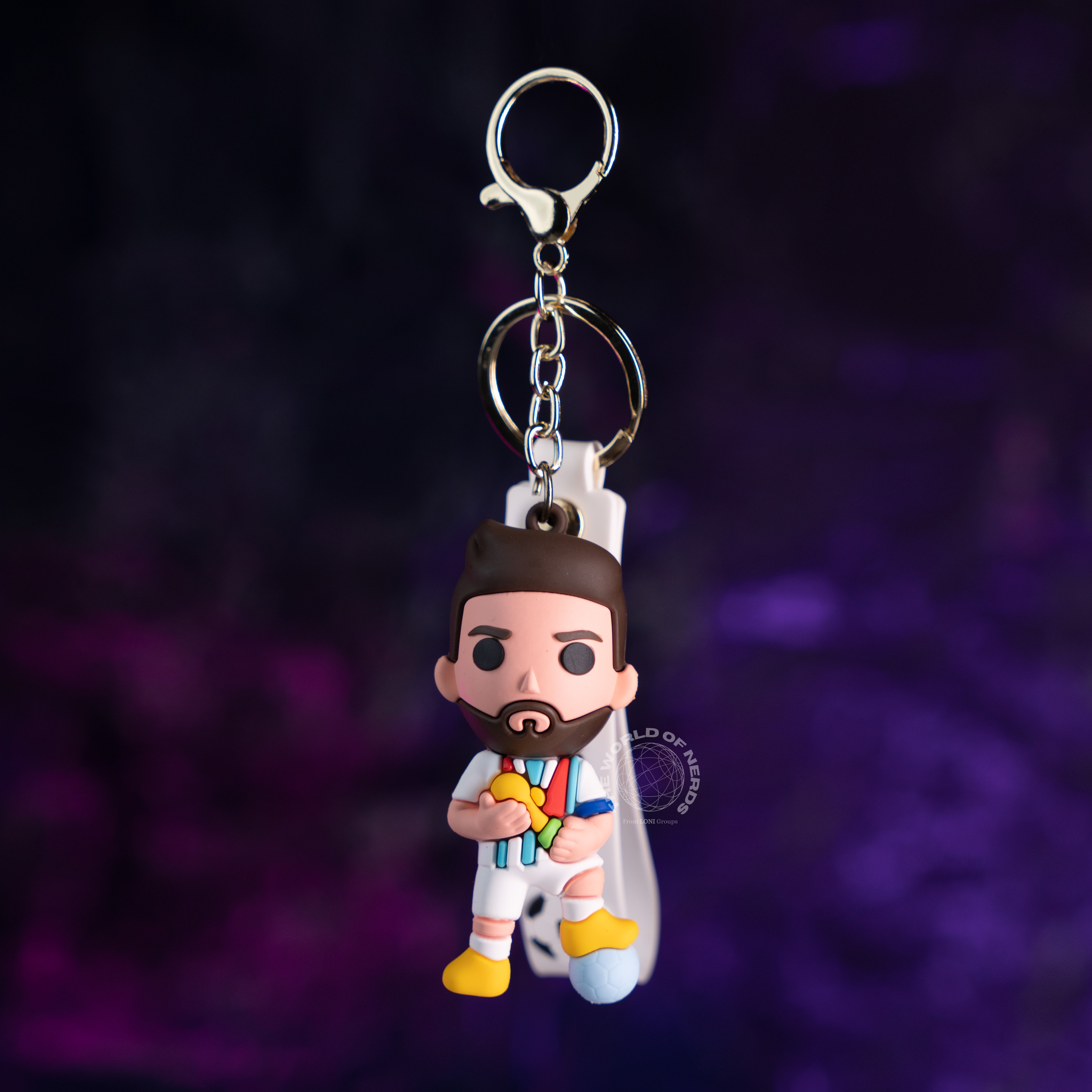 MESSI FOOTBALL KEYCHAIN