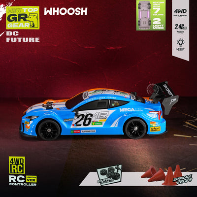 Top Gear 4WD RC Racer – #26 Blue Lightning Edition