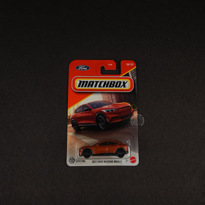Matchbox 2021 Ford Mustang Mach-E – Red SUV Diecast Car