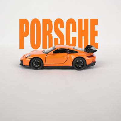Porsche 911 GT3 Orange Model Car - 1:32 Scale Diecast