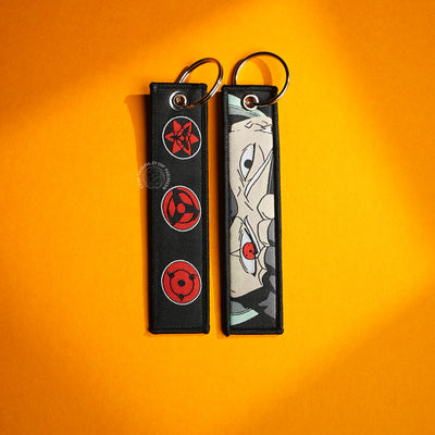 Sharingan Power: Embroidered Keychains Set