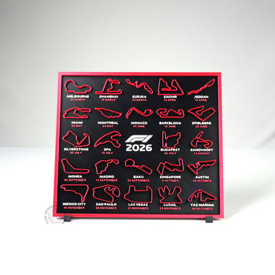 F1 2026 Race Track Wall Art – Formula 1 Circuit Display Without Frame - 2