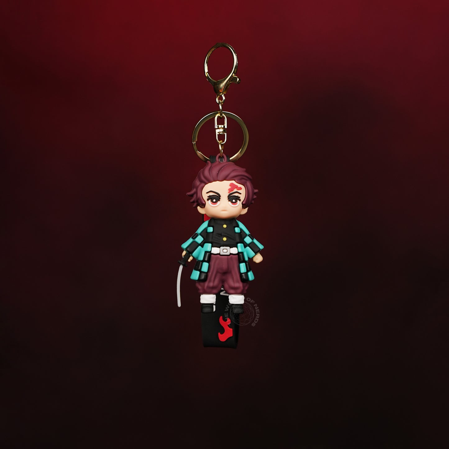 Tanjiro Kamado Classic Warrior Chibi Keychain