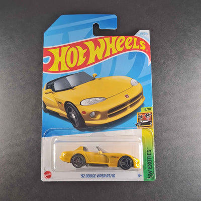 HOT WHEELS 92 DODGE VIPER RT/10 - Iconic Hot Wheels Dodge Viper Collectible