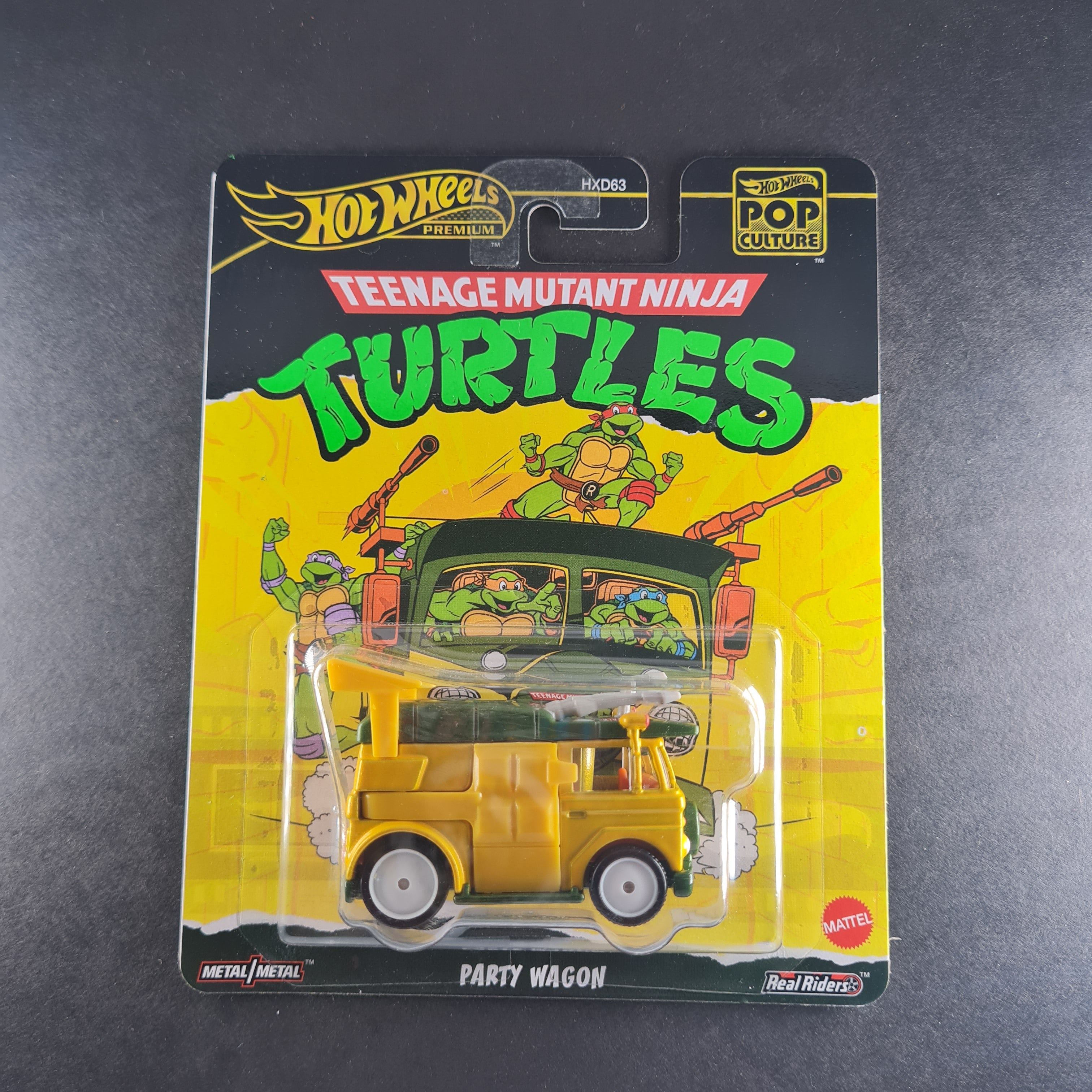 HOT WHEELS PREMIUM POP CULTURE NINJA TURTLES PARTY WAGON