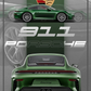 Porsche 911 A3+ HD Car Wall Poster - The World Of Nerds