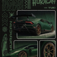 Lamborghini Huracan A3+ HD Supercar Wall Poster - The World Of Nerds