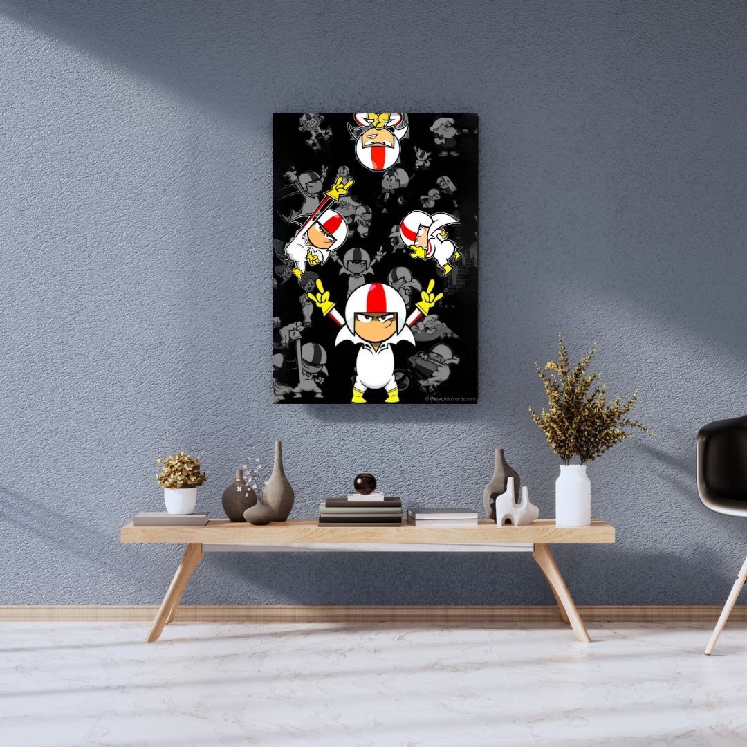 Fearless Stunt Hero A3+ HD Cartoon Wall Poster - The World Of Nerds