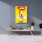 Extreme Stunt Cartoon Hero A3 HD Wall Poster - The World Of Nerds