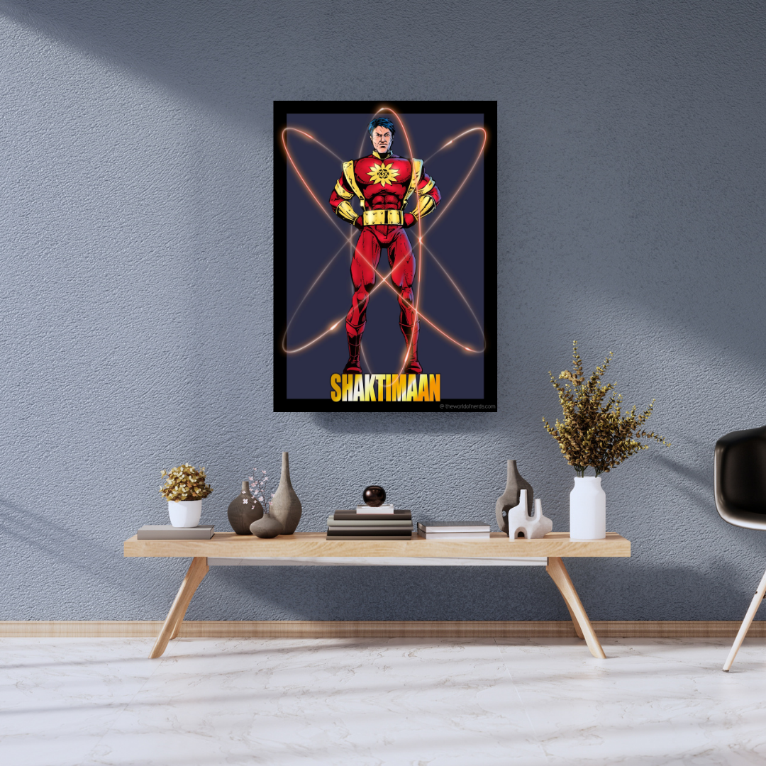 Shaktimaan A3+ HD Superhero Wall Poster - The World Of Nerds
