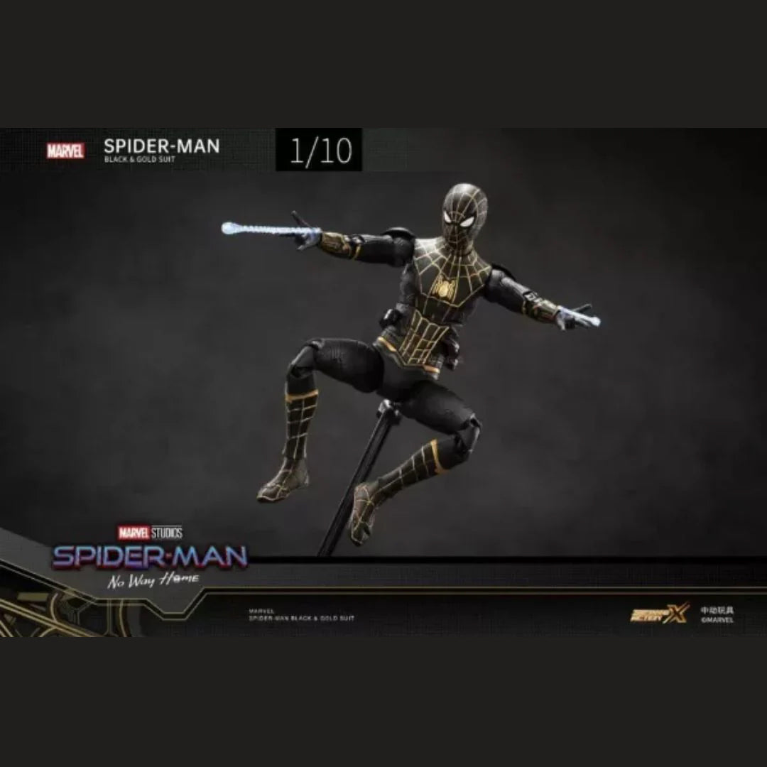 Spider-Man: Black & Gold Suit Action Figure – No Way Home Edition