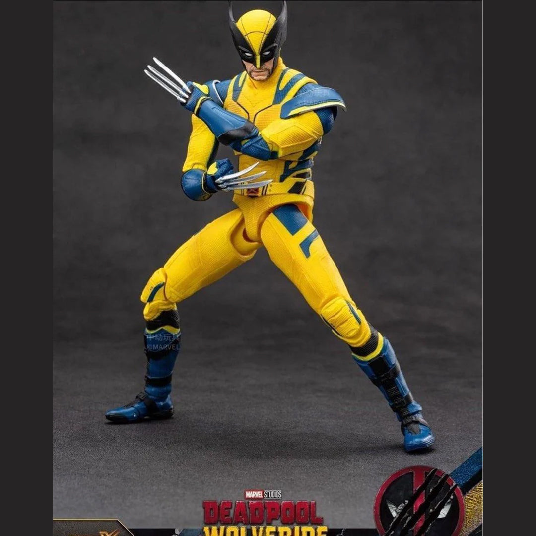 Marvel Wolverine Action Figure in Classic Yellow & Blue Suit
