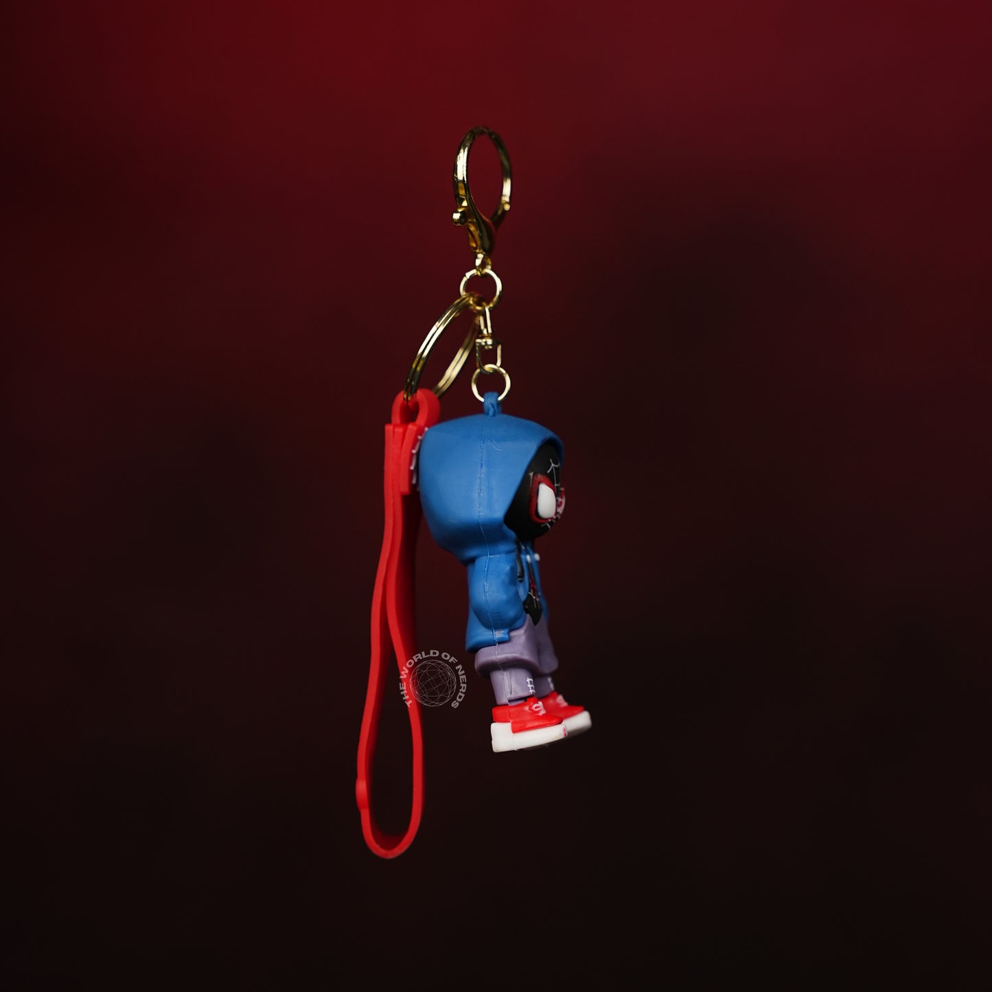 Spider-Man Blue Hoodie Keychain