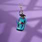 Blue Mercedes Car Keychain