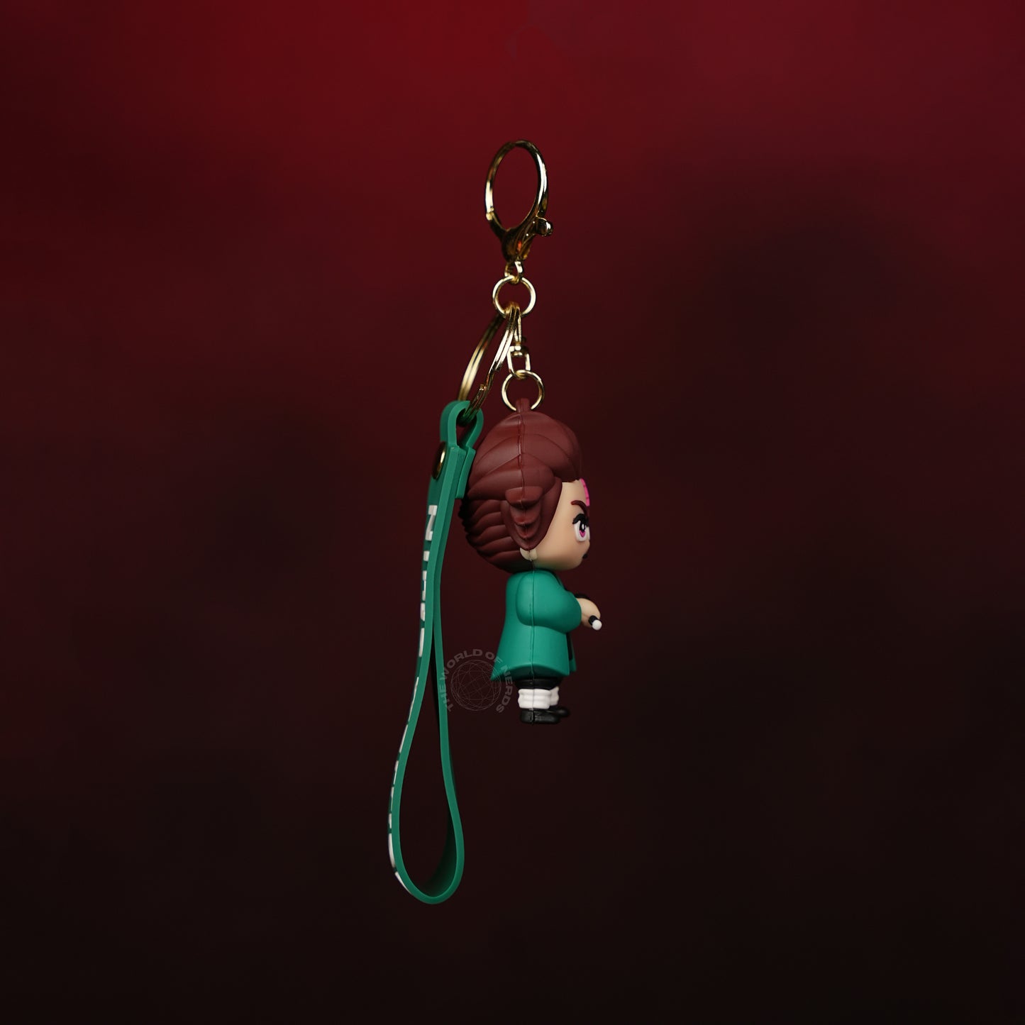 Tanjiro Kamado Action Pose Chibi Keychain