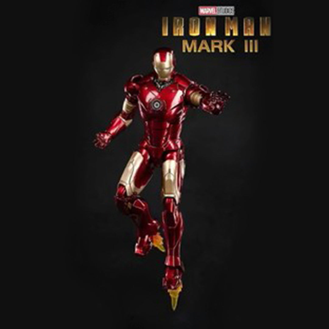 ZD Toys Iron Man Mark III Collectible Figure – Premium Metallic Finish with FX Parts - The World Of Nerds