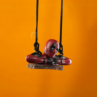 Relaxed Deadpool Hanging Figure